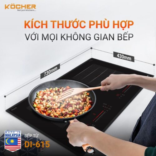 kich thuoc bep tu 2 vung nau kocher di 615