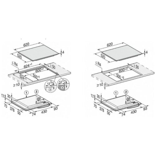 kich thuoc bep tu miele 4 vung nau km 7464 fl lap am