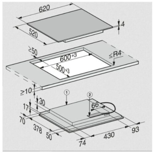 kich thuoc bep tu miele 4 vung nau km 7564 fl lap am