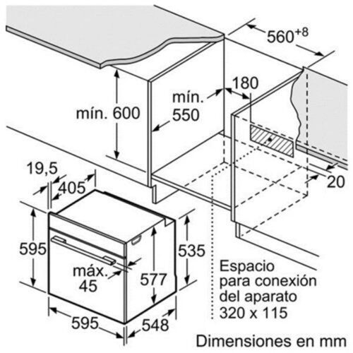 size lo nuong bosch hbg635bb1 am tu serie 8