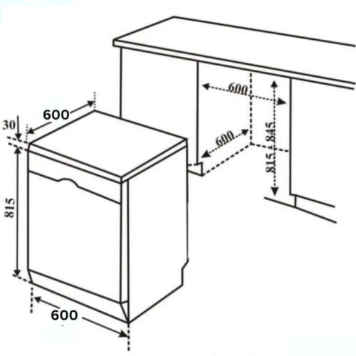 Máy rửa bát Bosch SMS2ITI12E serie 2, độc lập 6 size may rua bat bosch sms2iti12e