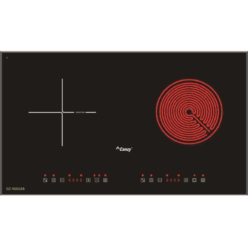 Bếp từ kết hợp hồng ngoại Canzy CZ 900GEB Bếp từ kết hợp hồng ngoại Canzy CZ 900GEB