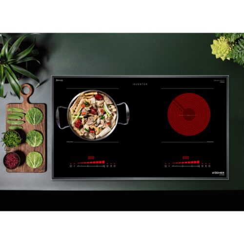 hinh anh bep tu ket hop hong ngoai kocher ei 330e