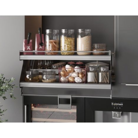 Kệ nâng hạ gia vị Hafele iMove 800mm – 2 tầng 504.68.377