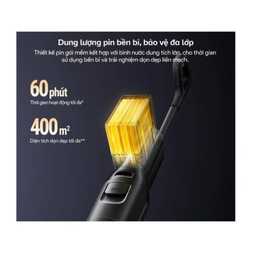 Máy hút bụi lau nhà Roborock F25 ACE Pro 6 pin may hut bui lau nha roborock f25 ace pro